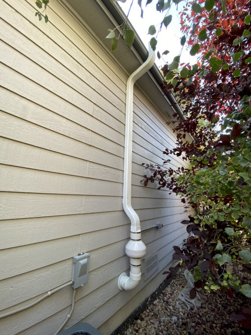 a home with a Radon Mitigation installed 